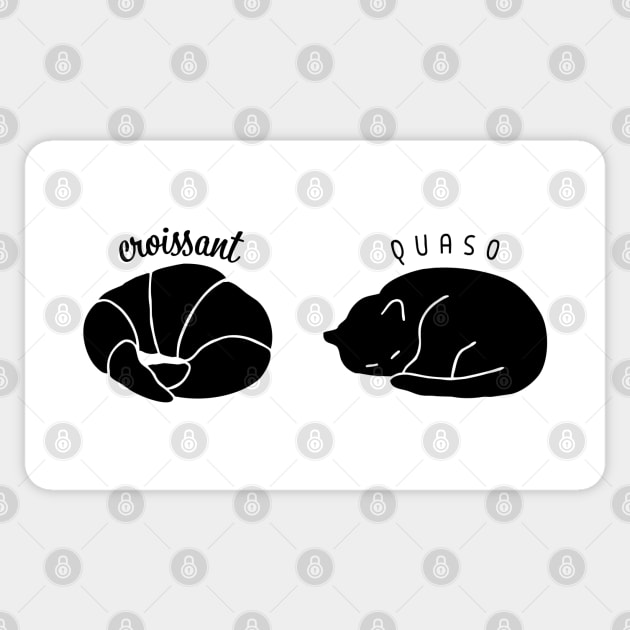 Quaso - black Sticker by CCDesign